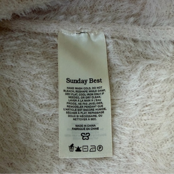 Aritzia Sunday Best Fuzzy Reese Cardigan - Picture 7 of 8